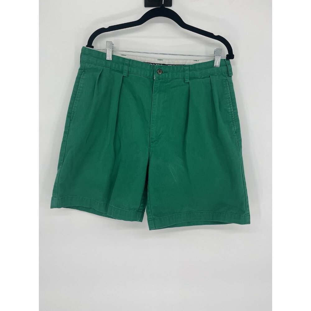 Vintage 90s Men’s Polo Golf Size‎ 35 Classic Chino Green Shorts *Read*